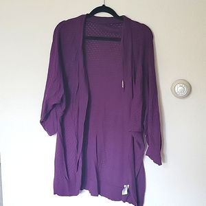 Purple Cardigan